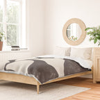 Linocut Houseplant #3 Duvet Cover Gallery Image 2