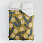 Gold Floral Comforter Gallery Image 6