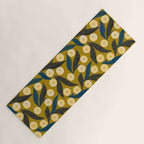 Gold Floral Yoga Mat Gallery Image 1