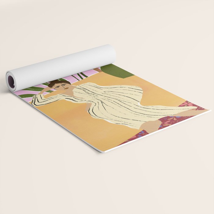 Nostalgic Times Yoga Mat Gallery Image 2