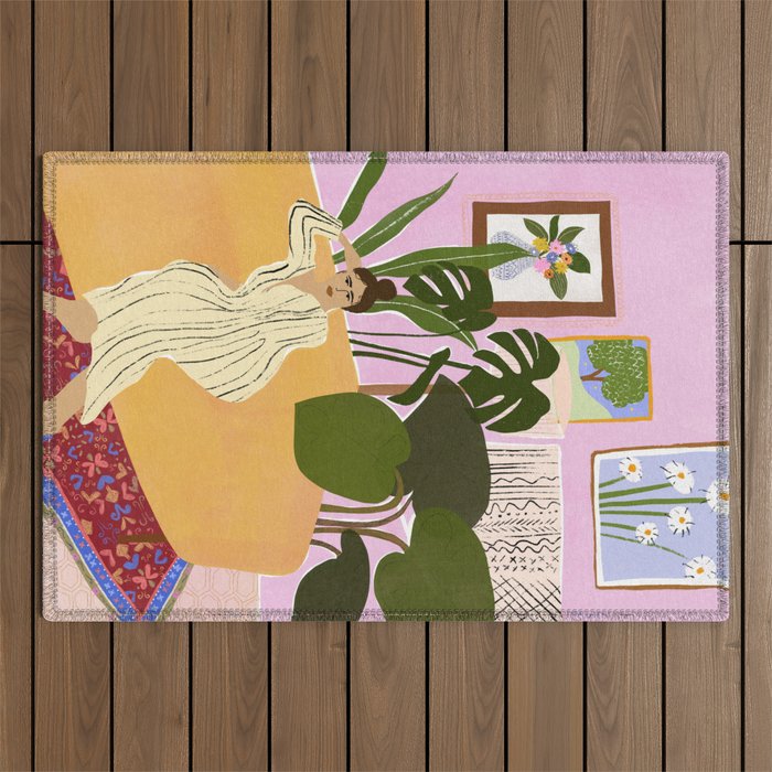Nostalgic Times Outdoor Rug Gallery Image 1