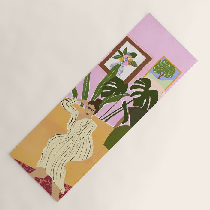Nostalgic Times Yoga Mat Gallery Image 1