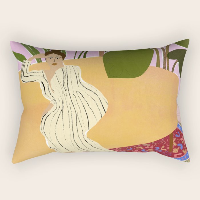 Nostalgic Times Rectangular Pillow Gallery Image 1