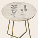Railroad Crossing Patent - Train Crossing Art - Antique Side Table Gallery Image 2
