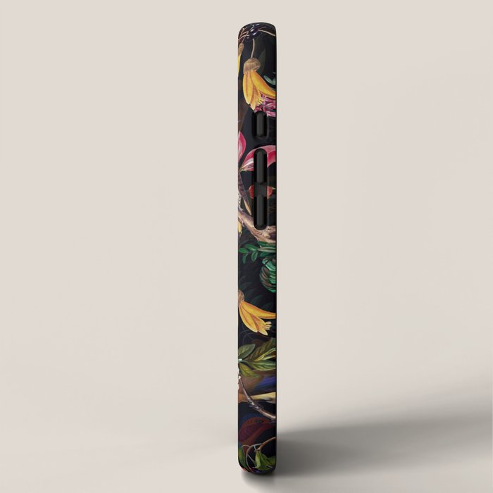 Vintage Jungle Birds Night Garden iPhone Case Gallery Image 2