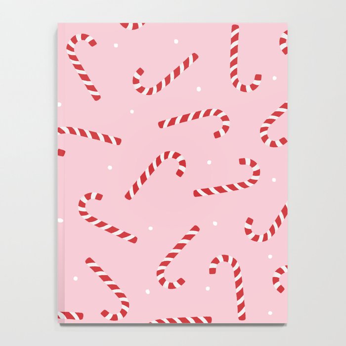 Christmas Candy Cane Pink Notebook Gallery Image 4