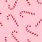 Christmas Candy Cane Pink Coffee Mug Gallery Image 2