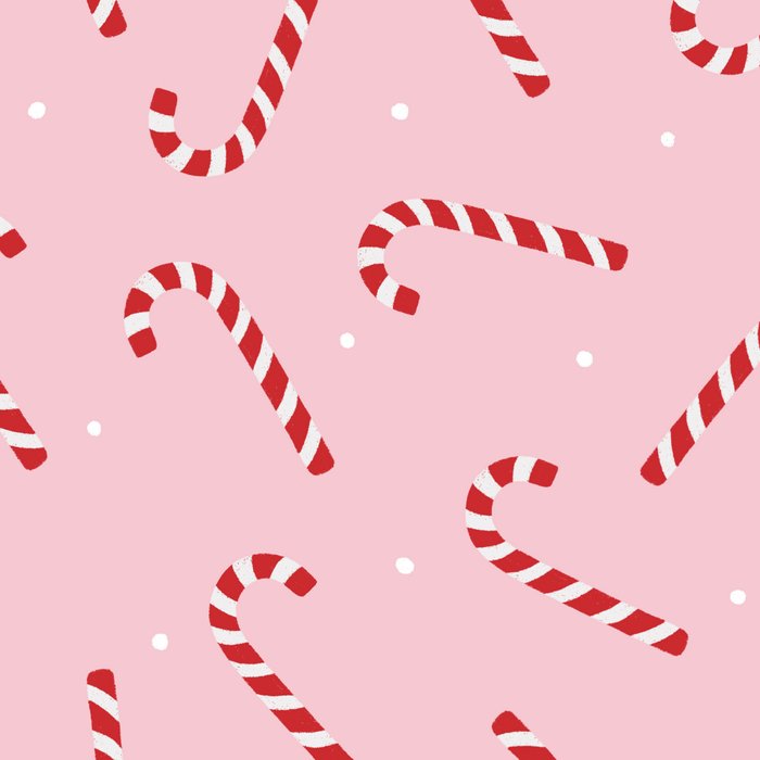 Christmas Candy Cane Pink Coffee Mug Gallery Image 2