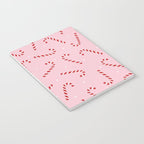 Christmas Candy Cane Pink Notebook Gallery Image 3