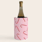 Christmas Candy Cane Pink Wine Chiller Gallery Image 1