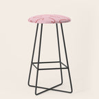 Christmas Candy Cane Pink Stool Gallery Image 1