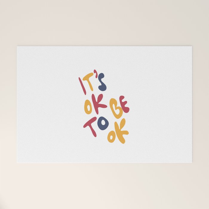 its OK to be OK Welcome Mat Gallery Image 1