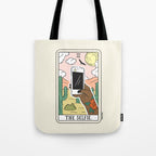 SELFIE READING (DARK) Tote Bag Gallery Image 1