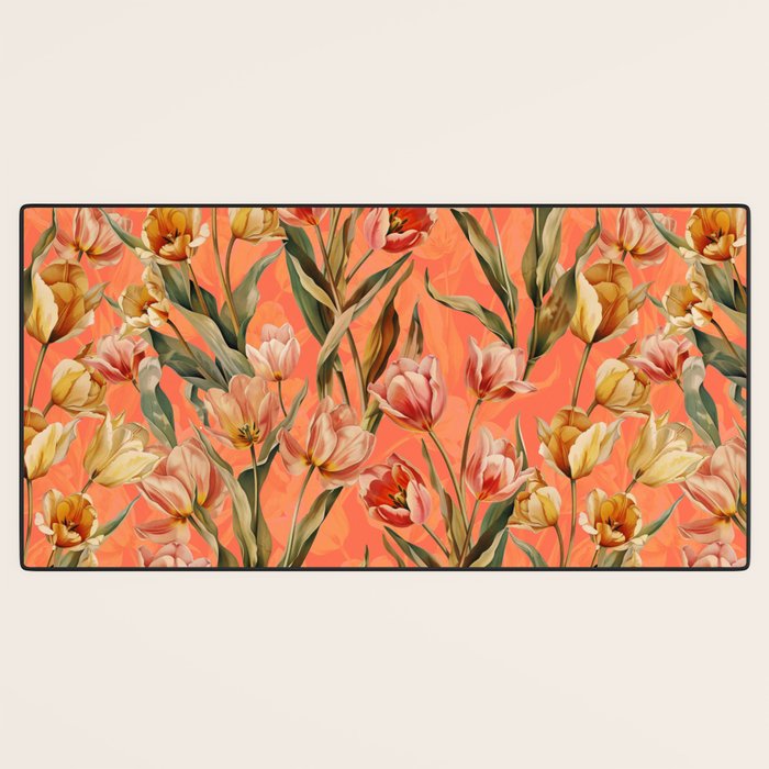Magic Tulips Pattern VIII Desk Mat Gallery Image 3