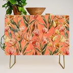 Magic Tulips Pattern VIII Credenza Gallery Image 1