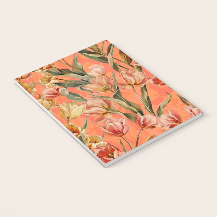 Magic Tulips Pattern VIII Notebook Gallery Image 3