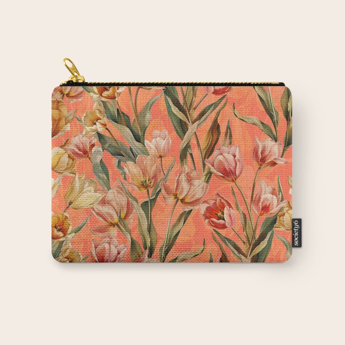 Magic Tulips Pattern VIII Carry All Pouch Gallery Image 1