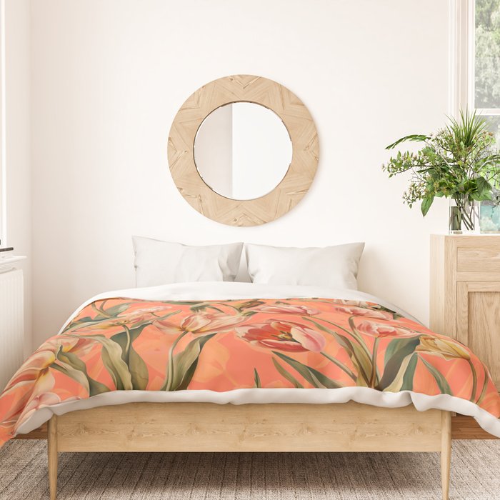 Magic Tulips Pattern VIII Duvet Cover Gallery Image 3