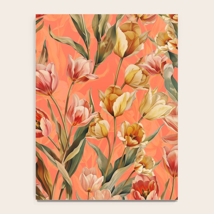 Magic Tulips Pattern VIII Notebook Gallery Image 4