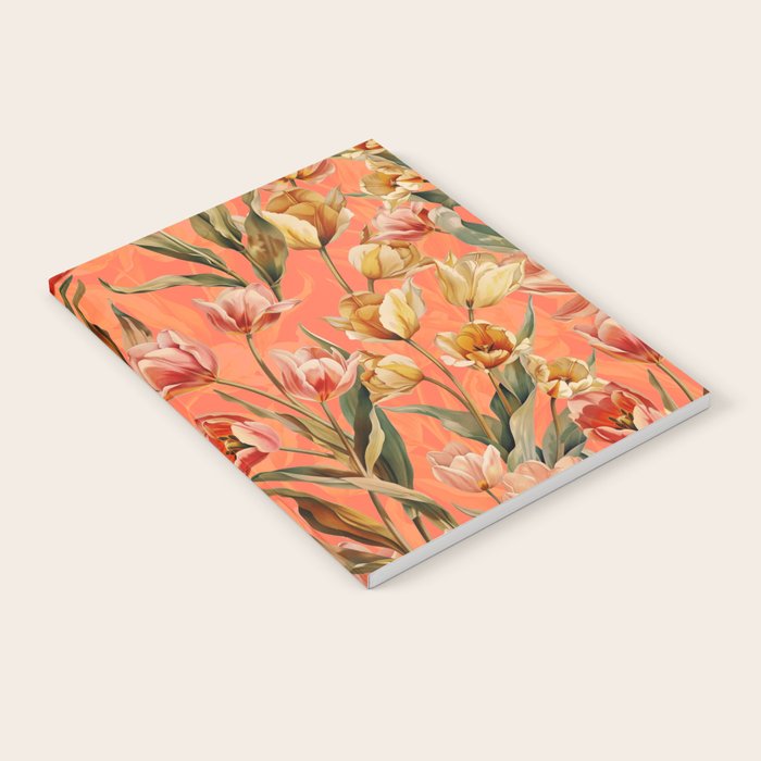 Magic Tulips Pattern VIII Notebook Gallery Image 1