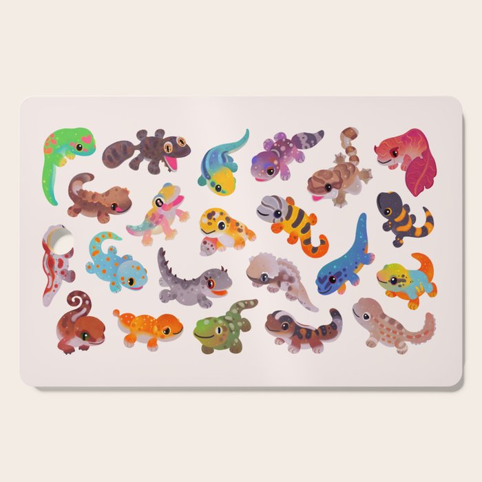 Gecko - bright Cutting Board Gallery Image 1