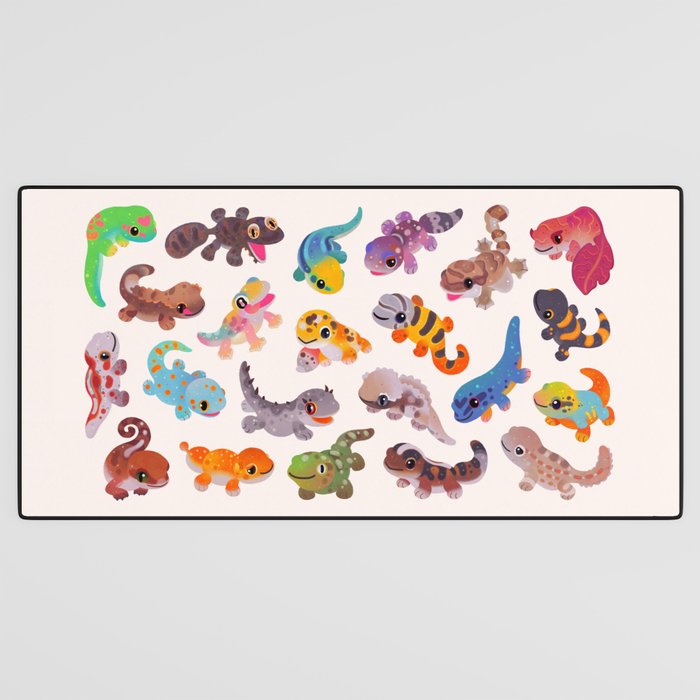 Gecko - bright Desk Mat Gallery Image 3