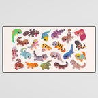 Gecko - bright Desk Mat Gallery Image 3