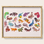 Gecko - bright Serving Tray Gallery Image 1