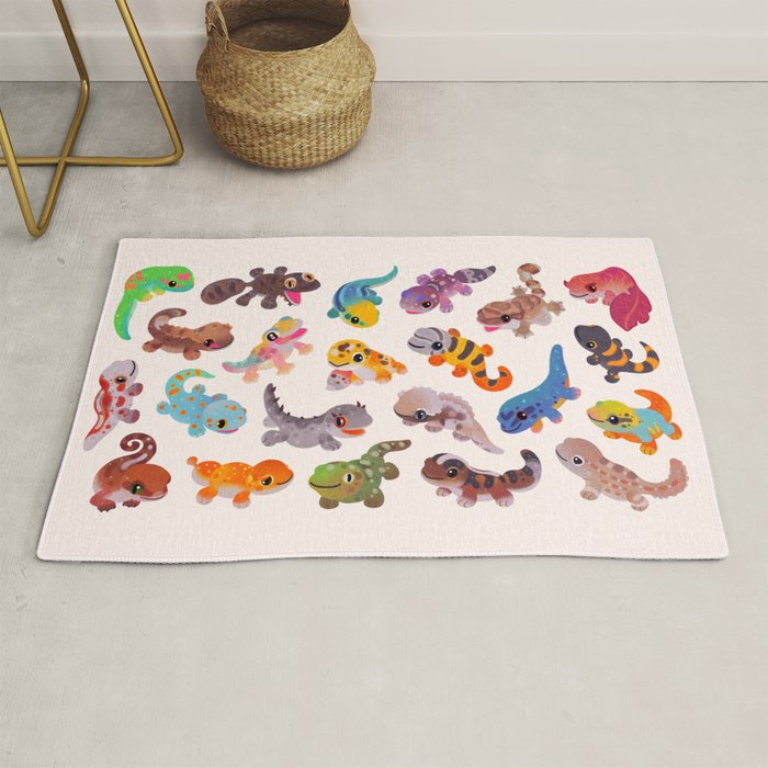 Gecko - bright Rug Gallery Image 1
