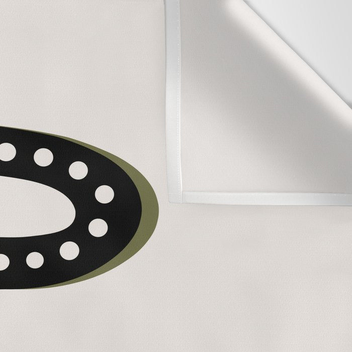 Minimal Snake - Black Wall Tapestry Gallery Image 3