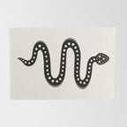 Minimal Snake - Black Rug Gallery Image 2