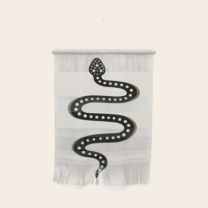 Minimal Snake - Black Wall Hanging Gallery Image 1