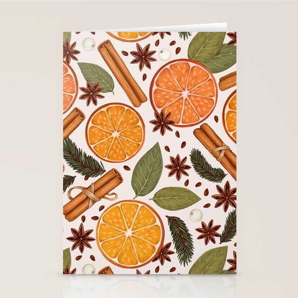 Winter Spices Stationery Card Gallery Image 2