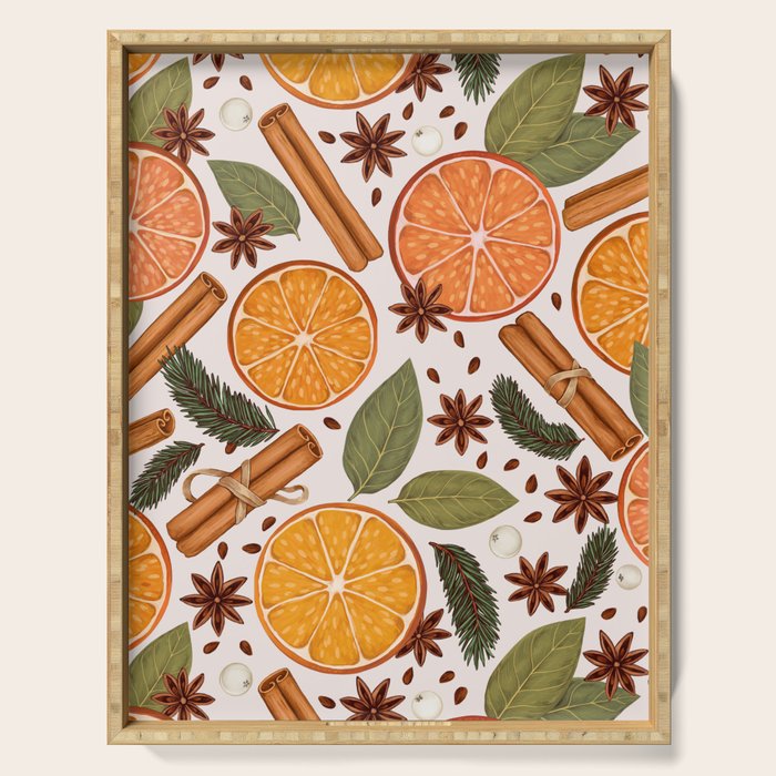 Winter Spices Serving Tray Gallery Image 1