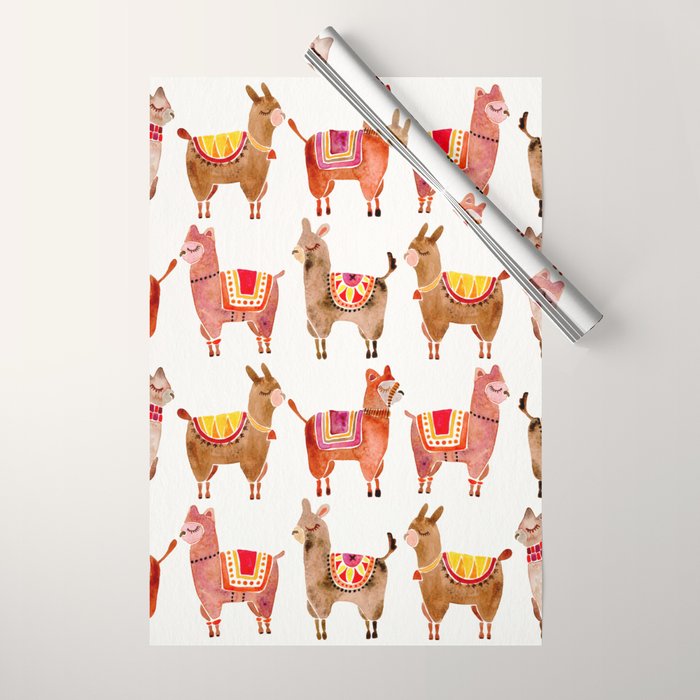 Alpacas Wrapping Paper Gallery Image 1