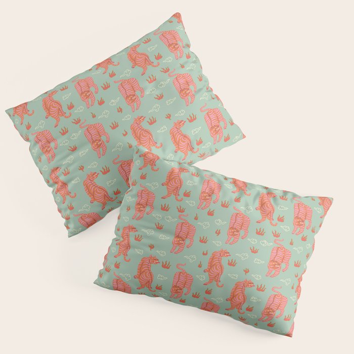 Tibetan tigers Pillow Sham Gallery Image 3