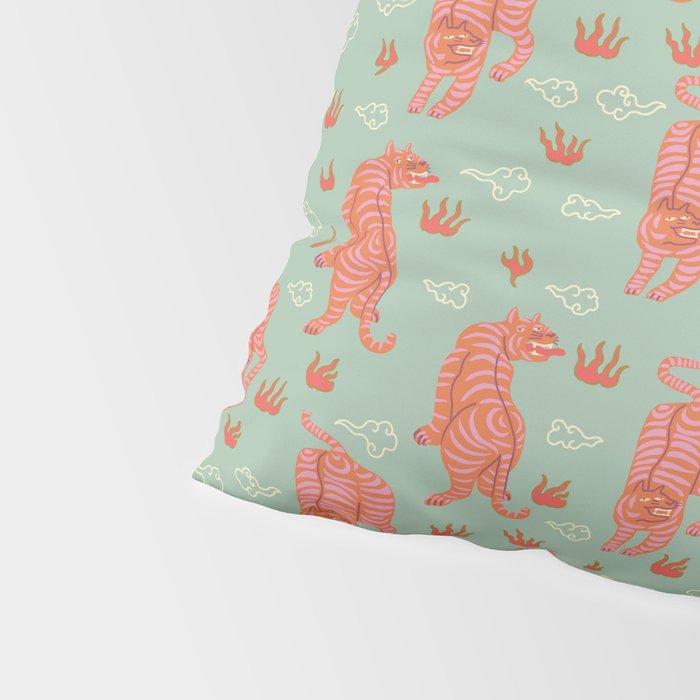 Tibetan tigers Pillow Sham Gallery Image 4