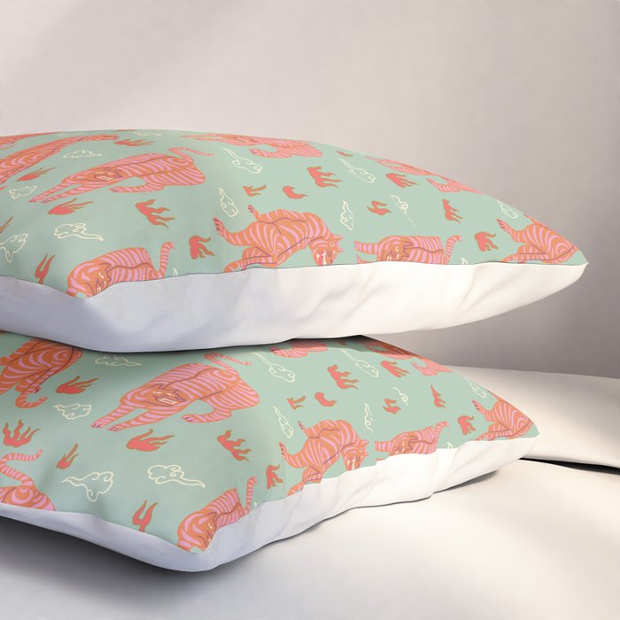 Tibetan tigers Pillow Sham Gallery Image 3