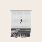 Air - Skateboarding at Venice Beach, Black and White Photography Wall Hanging Gallery Image 1