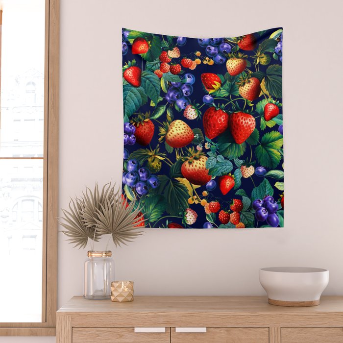 Strawberry Fields Forever II  Wall Tapestry Gallery Image 2