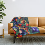 Strawberry Fields Forever II  Throw Blanket Gallery Image 1