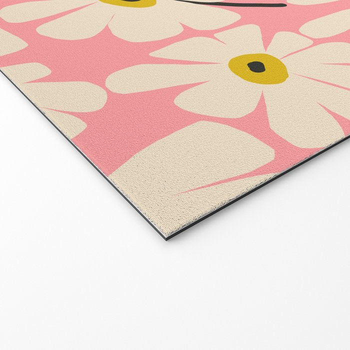 Daisy fresh 2 - pink Welcome Mat Gallery Image 2