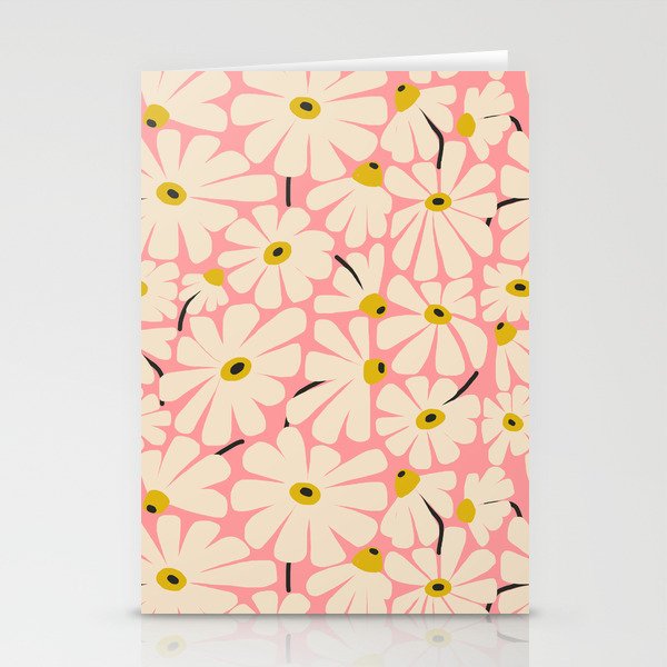Daisy fresh 2 - pink Stationery Card Gallery Image 2