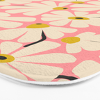 Daisy fresh 2 - pink Bath Mat Gallery Image 3