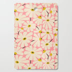 Daisy fresh 2 - pink Cutting Board Gallery Image 1