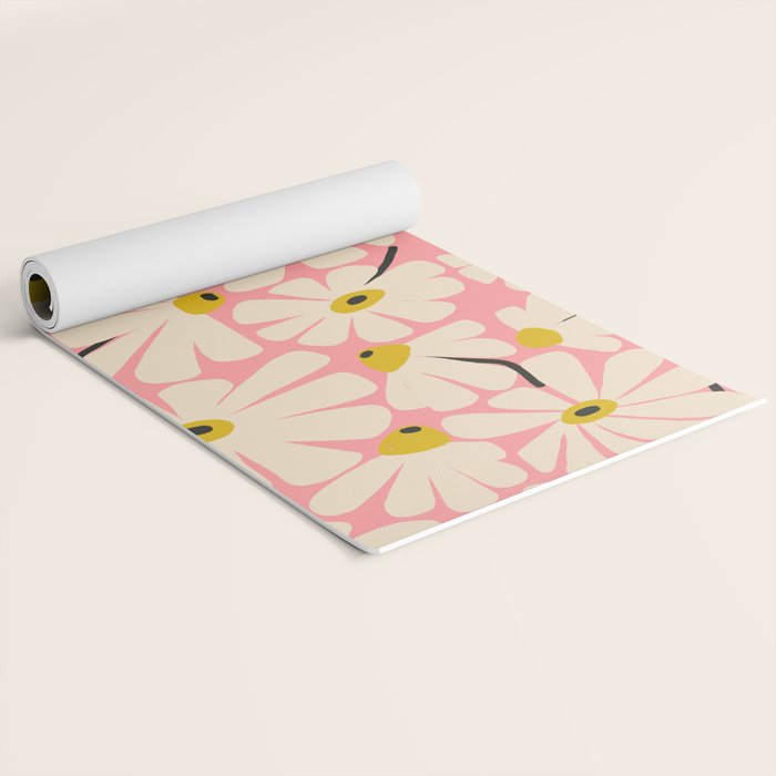 Daisy fresh 2 - pink Yoga Mat Gallery Image 2