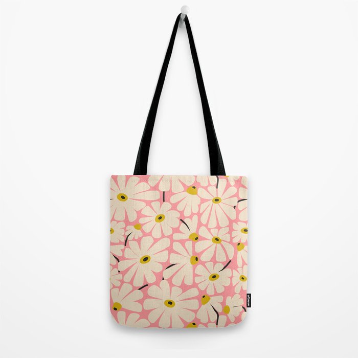Daisy fresh 2 - pink Tote Bag Gallery Image 2