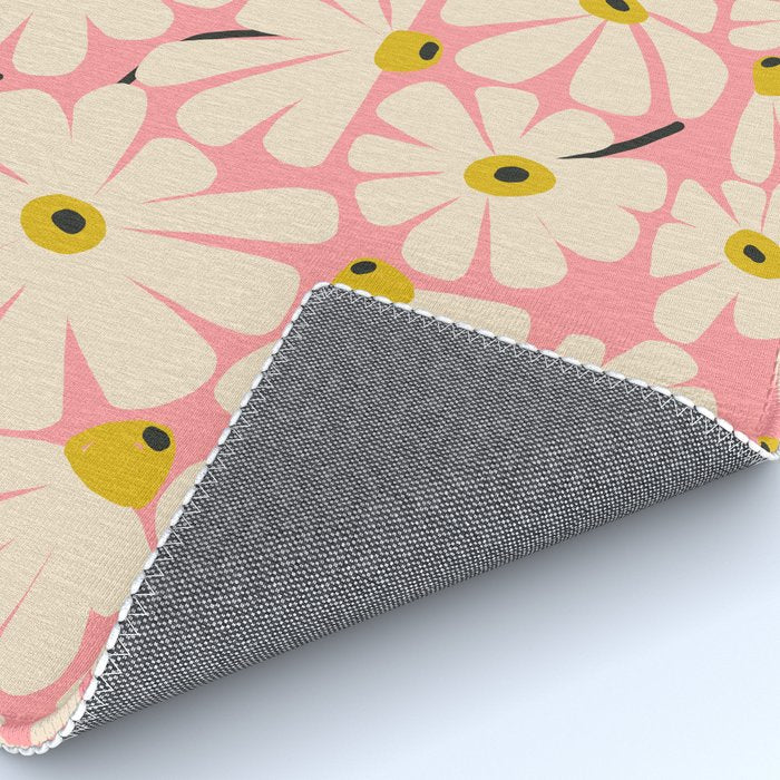 Daisy fresh 2 - pink Rug Gallery Image 4