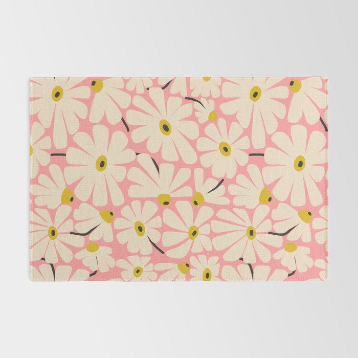 Daisy fresh 2 - pink Rug Gallery Image 2