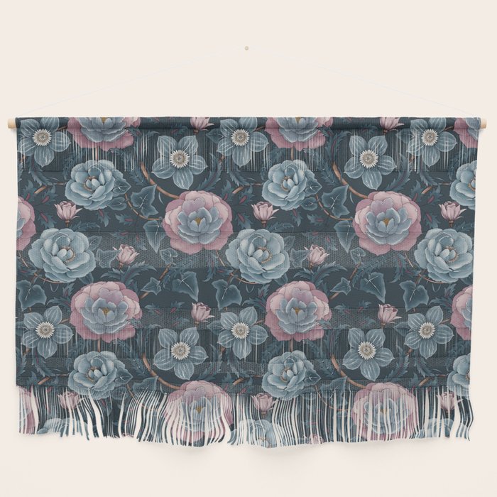 Dark Floral Elegance Wall Hanging Gallery Image 1